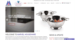 Desktop Screenshot of marvelindia.com
